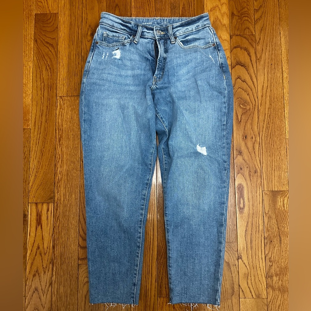 NWOT High-Waisted OG Curvy Straight Cut-Off Ankle Jeans
